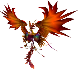 Model of Phoenix in Final Fantasy VII.