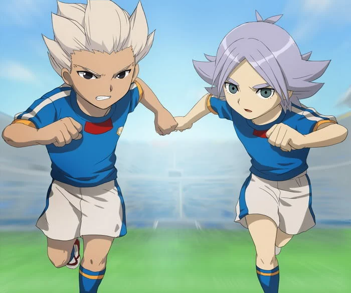 Gouenji Shuuya y Shiro Fubuki