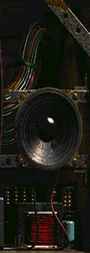 Loudspeaker stretched