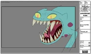 Modelsheet demoncat withfangs