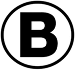 B