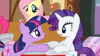 Twilight Rarity and Fluttershy all lies S2E23