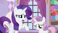 Sweetie Belle with Rarity S2E23