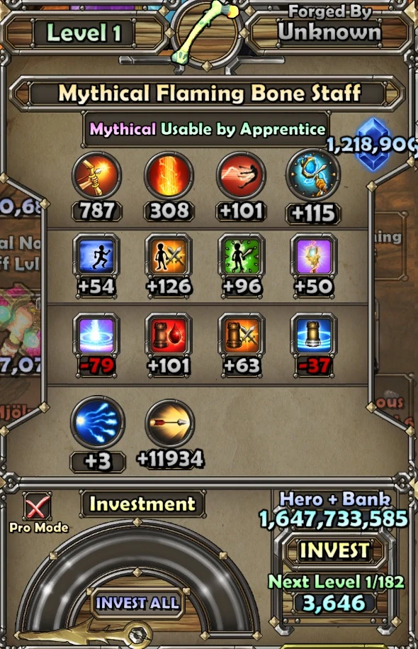 The Bone Staff Apprentice Weapon Random Drop Obtained
