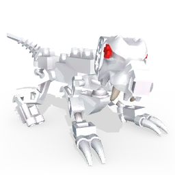 Bone Wolf Render
