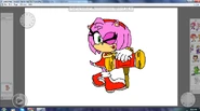 Amy Rose By Metal