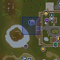 Yanille lodestone minimap