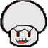 Paper Boo Mushroom