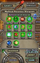 Mythical Weisgram stats