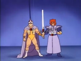 Jaga Thundercats on Jaga Y Claudus Luchando En Thundera Contra El Maestro De Las Sombras