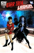 Star Trek - Legion of Super-Heroes issue 3 cover RI