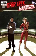 Star Trek - Legion of Super-Heroes issue 4 cover RI