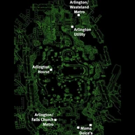 Arlington Cemetery map