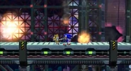 Sonic and tails in exploding base
