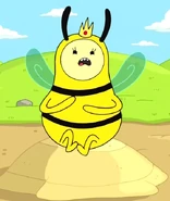 Bee Princess scared at interview