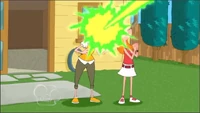Linda getting hitted by Forget-about-it-inator.jpg