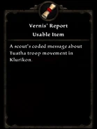 Vernis Report