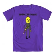 Unacceptable purple shirt