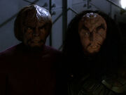 Martok ist von Worf beeindruckt