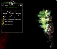Bronze talisman
