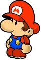 Paper Baby Mario