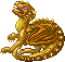Yellow Torveus Dragon Hatchling.gif