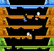 Gameplay - Ice Climbers