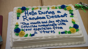 MC birthday cake