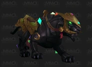 Jeweled onyx panther
