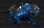 Jeweled saphire panther