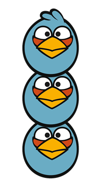 Angry Birds Space Edition Blue Helmet Bird MOKI SHOP