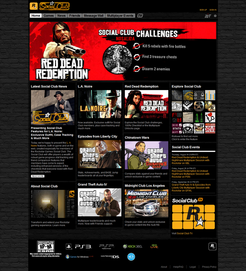 Rockstar Games Social Club – GTA Wiki