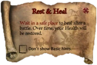 Scroll RestAndHeal