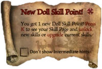 Scroll NewDollSKillPoint