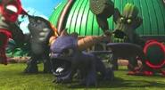 Terrafin, Spyro, and Stump Smash