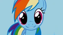 Rainbow Dash big smile S1E03