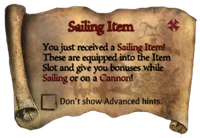 Scroll Sailing Item