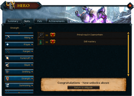 Strength milestone