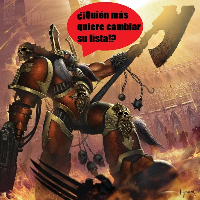 Kharn Khorne Berseker Warhammer 40k broma torneo