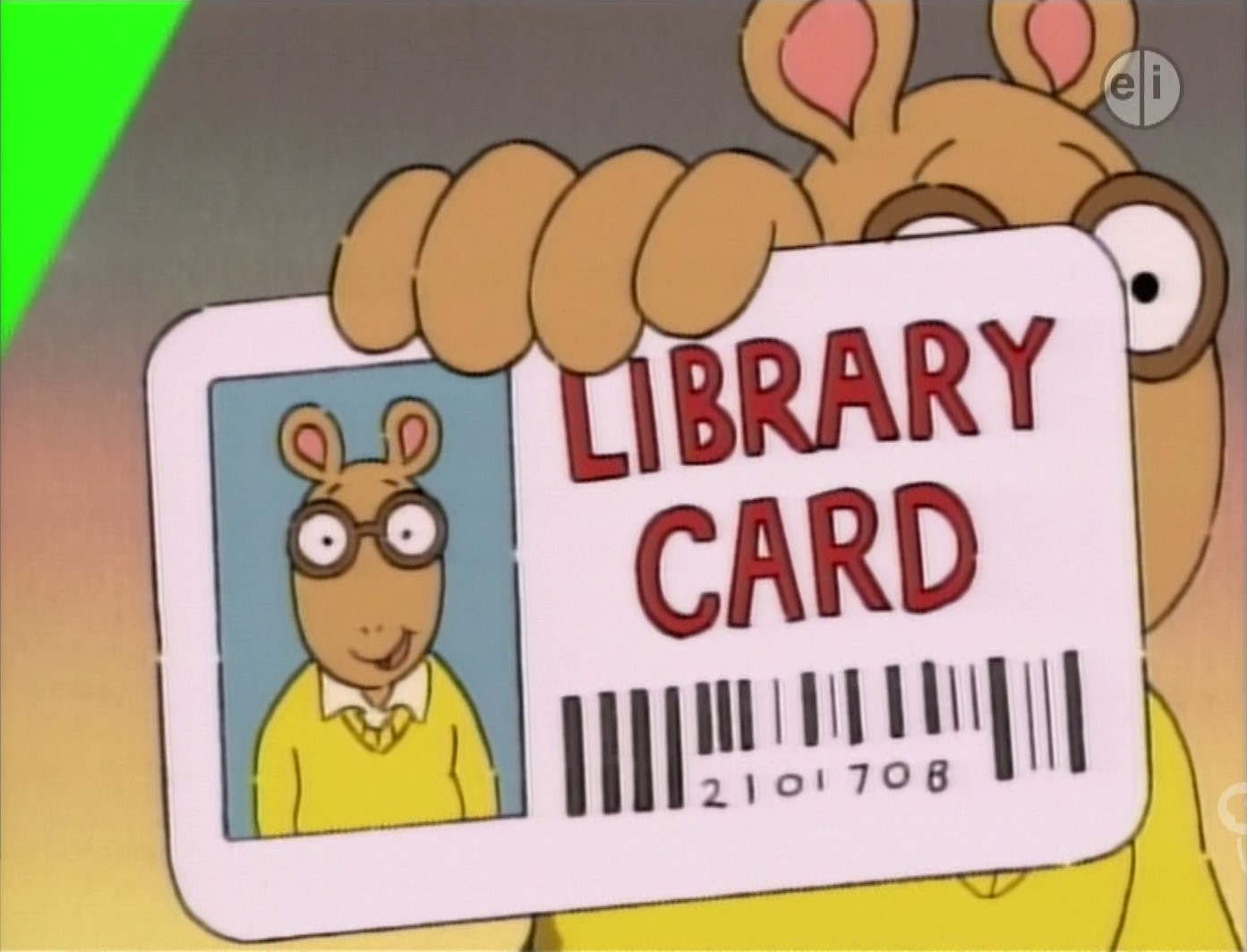 Arthur Library Card