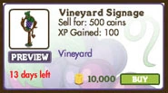 Vineyard Signage Market Info (July 2011)