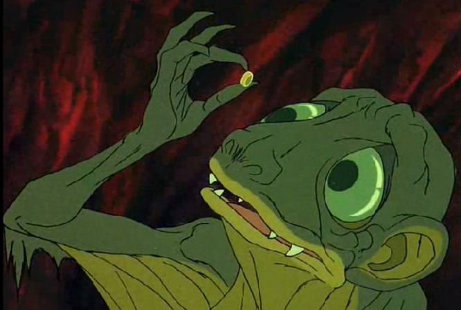 lord of the rings 1977 gollum