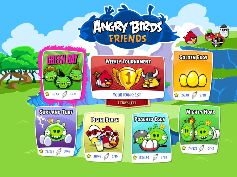 angry birds friends facebook