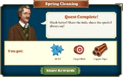 Quest Spring Cleaning-Rewards