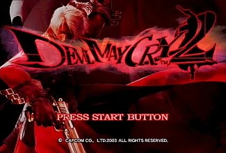 DMC2 Dante Title Screen