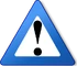 Warning blue