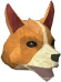 Corgi chathead
