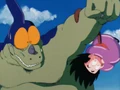 Giran surprised by Goku