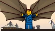 Jay with wings