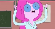 S4 E10 PB in front of chalkboard